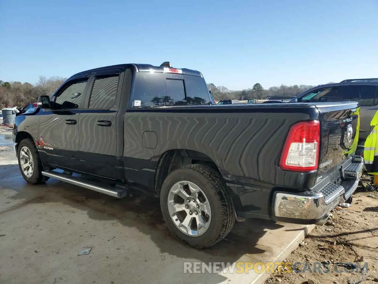 2 Photograph of a damaged car 1C6RREBT5MN819782 RAM 1500 2021