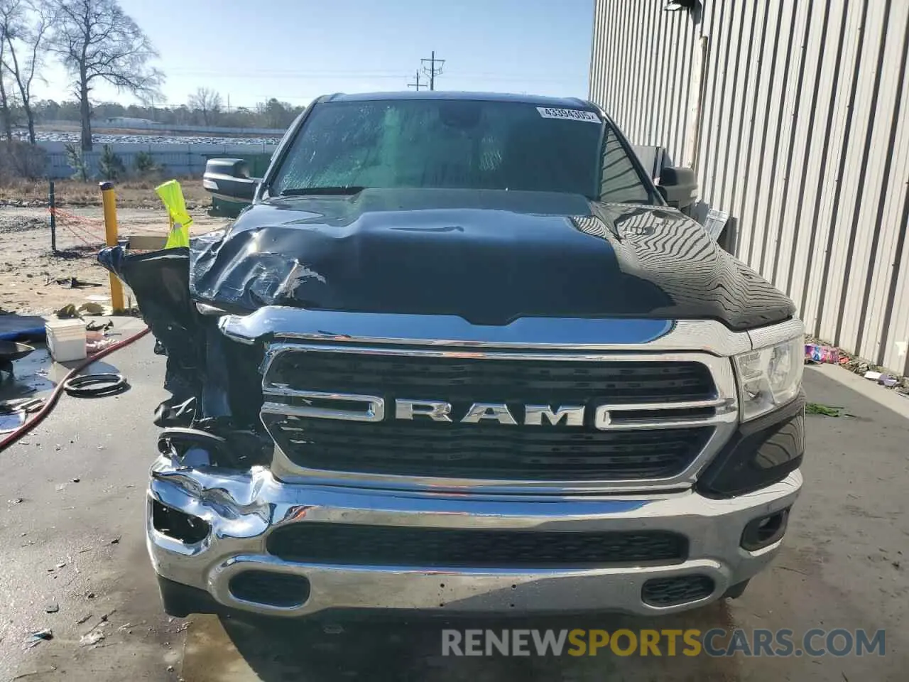 5 Photograph of a damaged car 1C6RREBT5MN819782 RAM 1500 2021