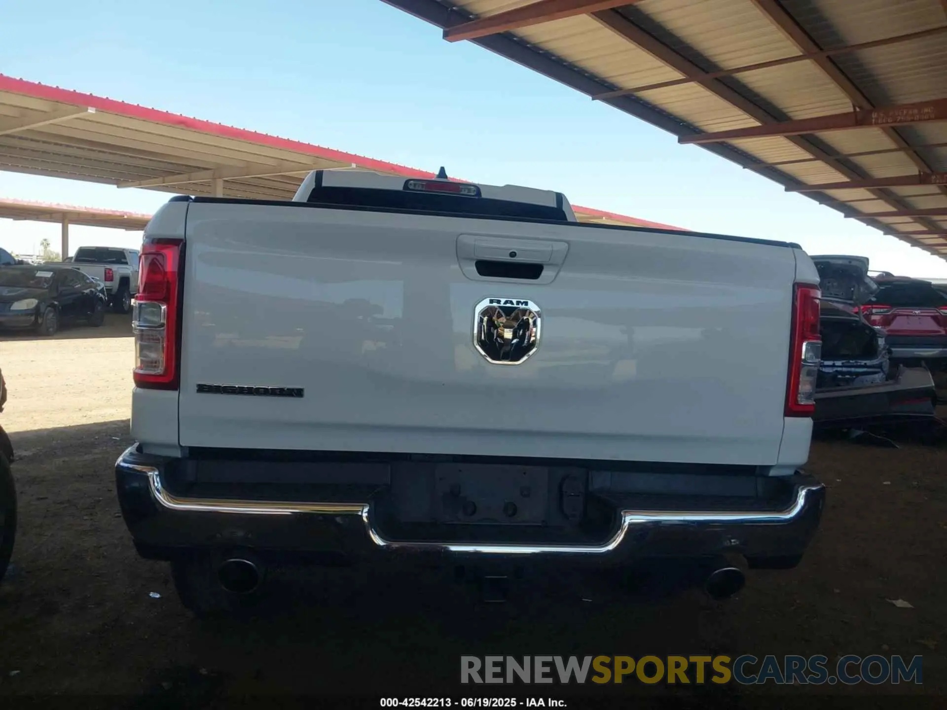 16 Photograph of a damaged car 1C6RREBT6MN530328 RAM 1500 2021
