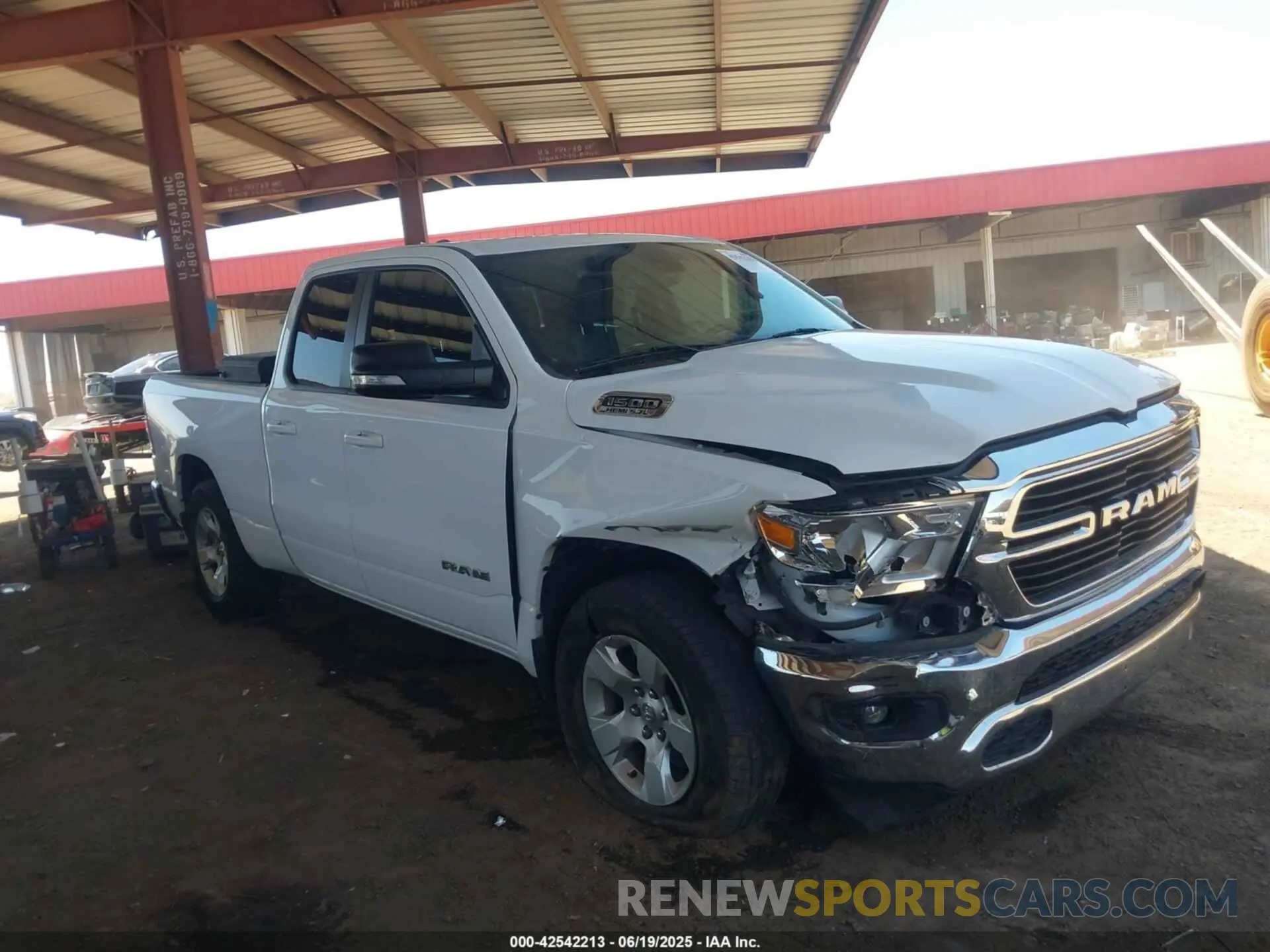 6 Photograph of a damaged car 1C6RREBT6MN530328 RAM 1500 2021