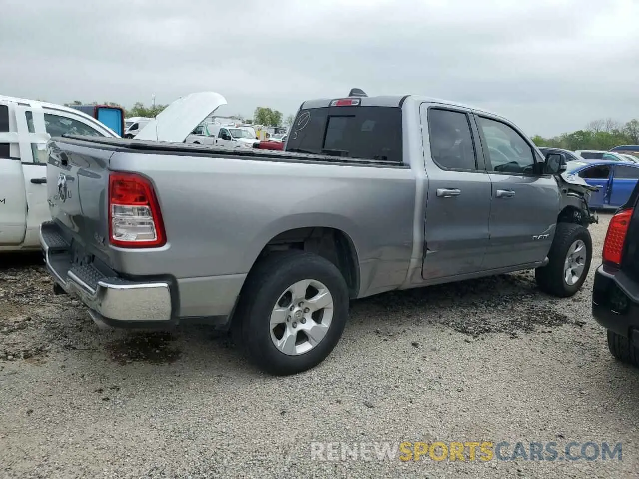 3 Photograph of a damaged car 1C6RREBT6MN709694 RAM 1500 2021