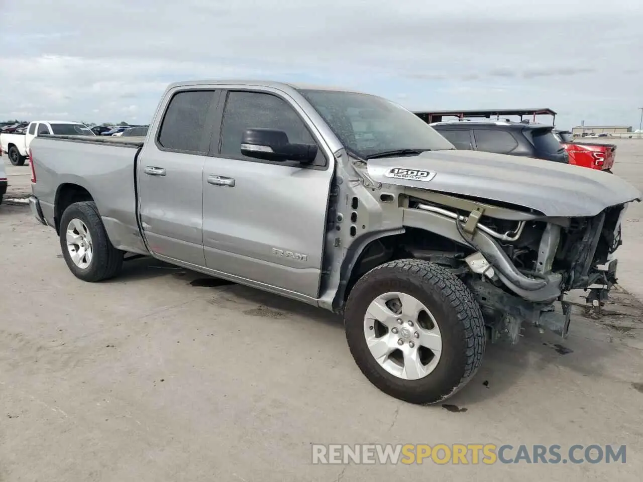 4 Photograph of a damaged car 1C6RREBT6MN709694 RAM 1500 2021