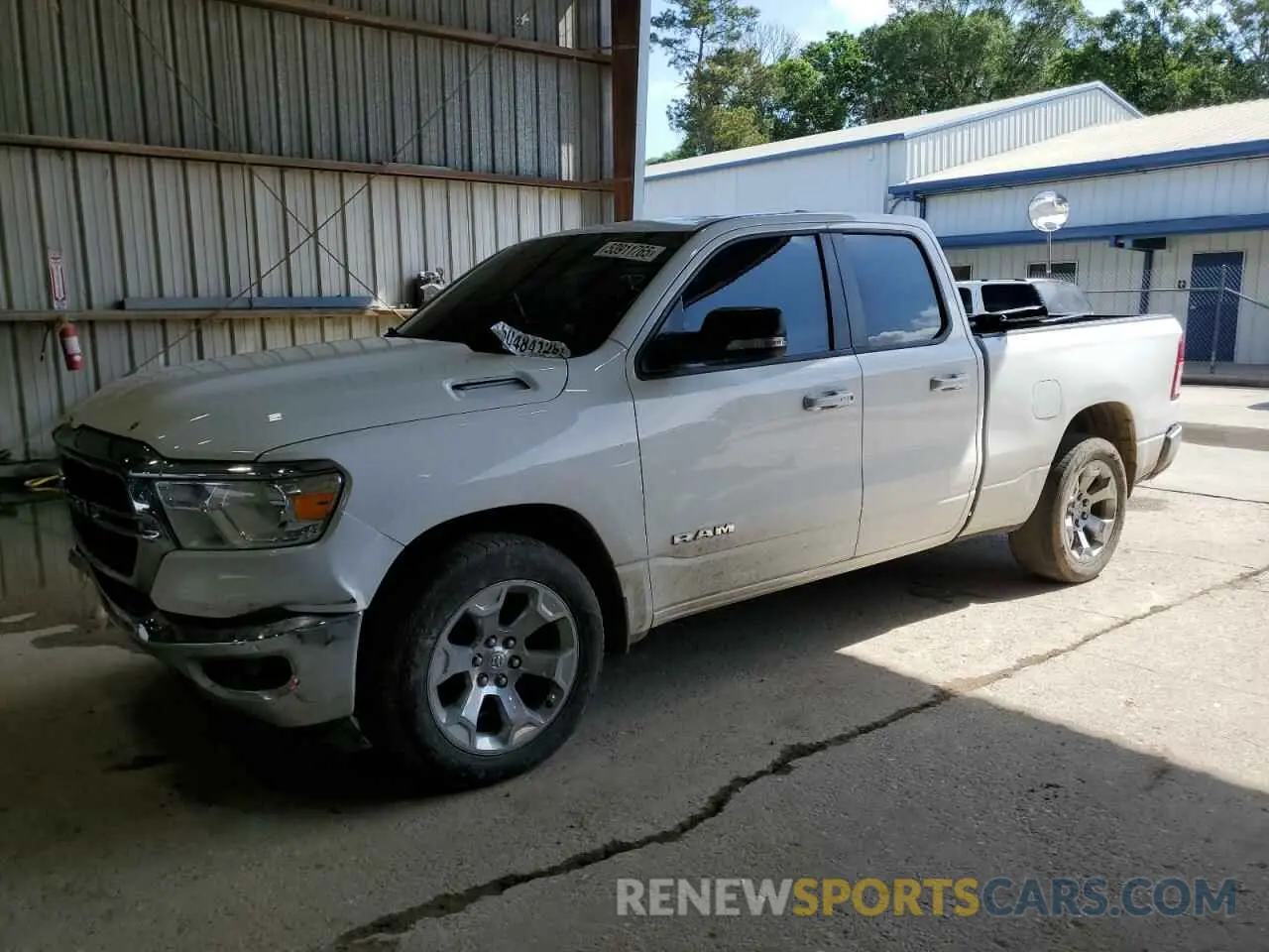 1 Photograph of a damaged car 1C6RREBT8MN625392 RAM 1500 2021