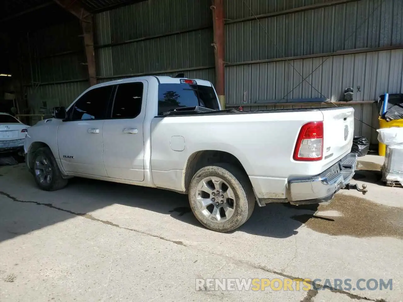2 Photograph of a damaged car 1C6RREBT8MN625392 RAM 1500 2021
