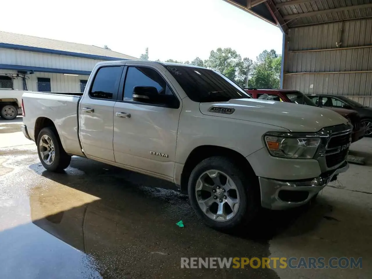 4 Photograph of a damaged car 1C6RREBT8MN625392 RAM 1500 2021