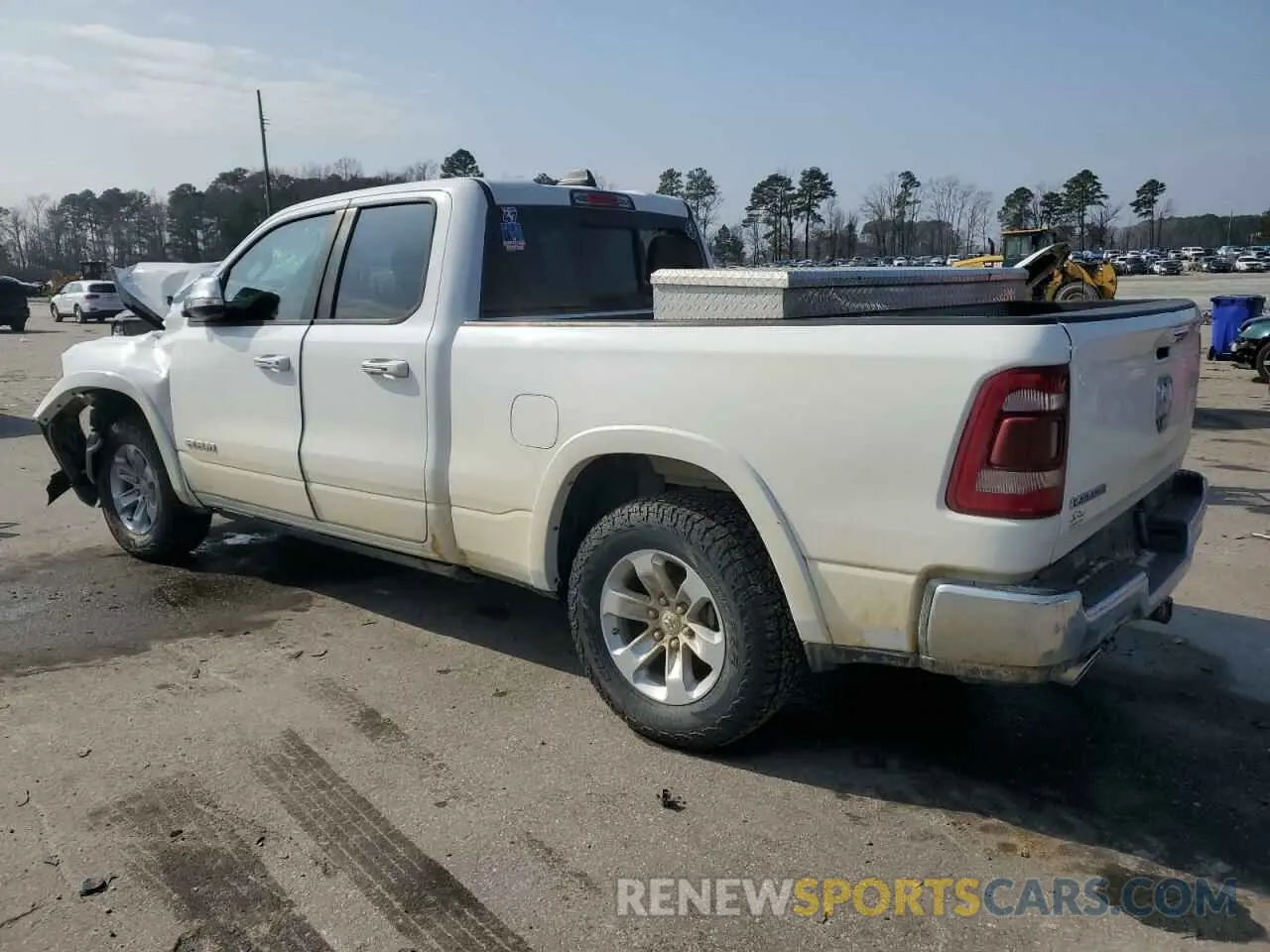 2 Photograph of a damaged car 1C6RREDT1MN815922 RAM 1500 2021