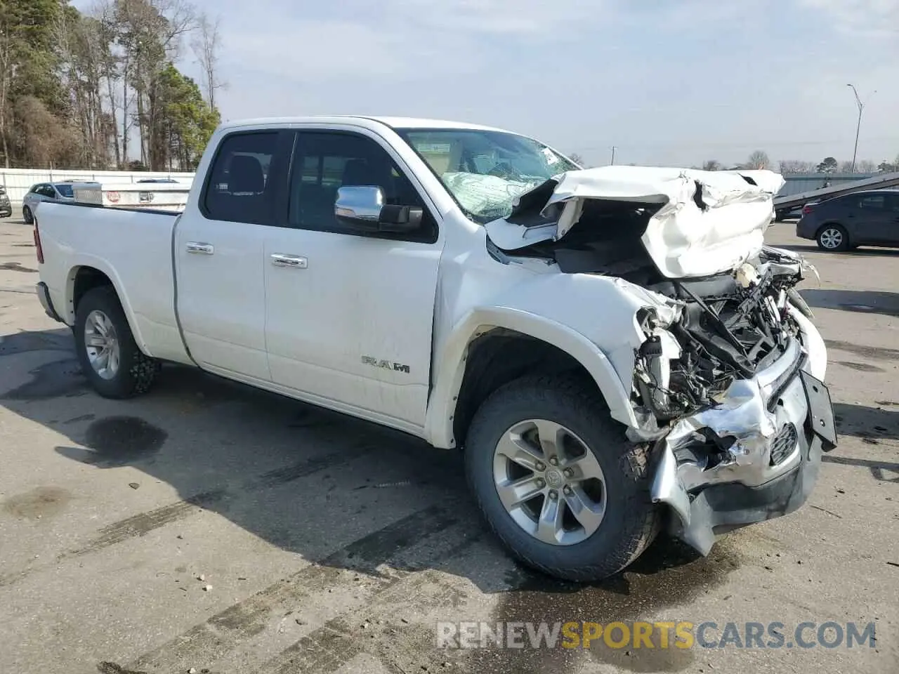 4 Photograph of a damaged car 1C6RREDT1MN815922 RAM 1500 2021