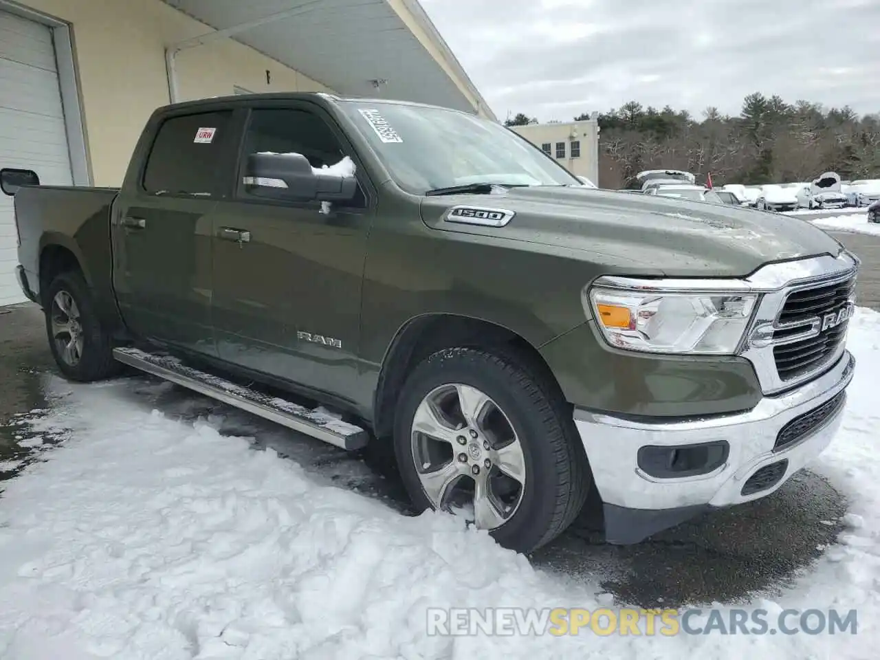 4 Photograph of a damaged car 1C6RREFG9MN543345 RAM 1500 2021