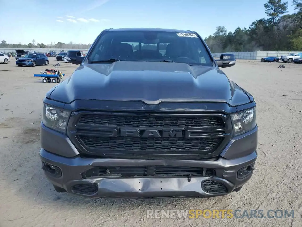5 Photograph of a damaged car 1C6RREFM6MN834438 RAM 1500 2021