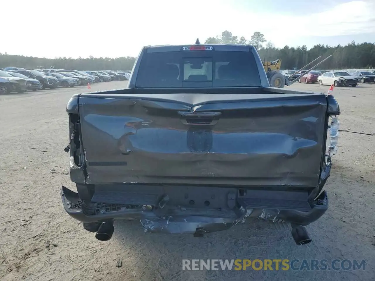 6 Photograph of a damaged car 1C6RREFM6MN834438 RAM 1500 2021