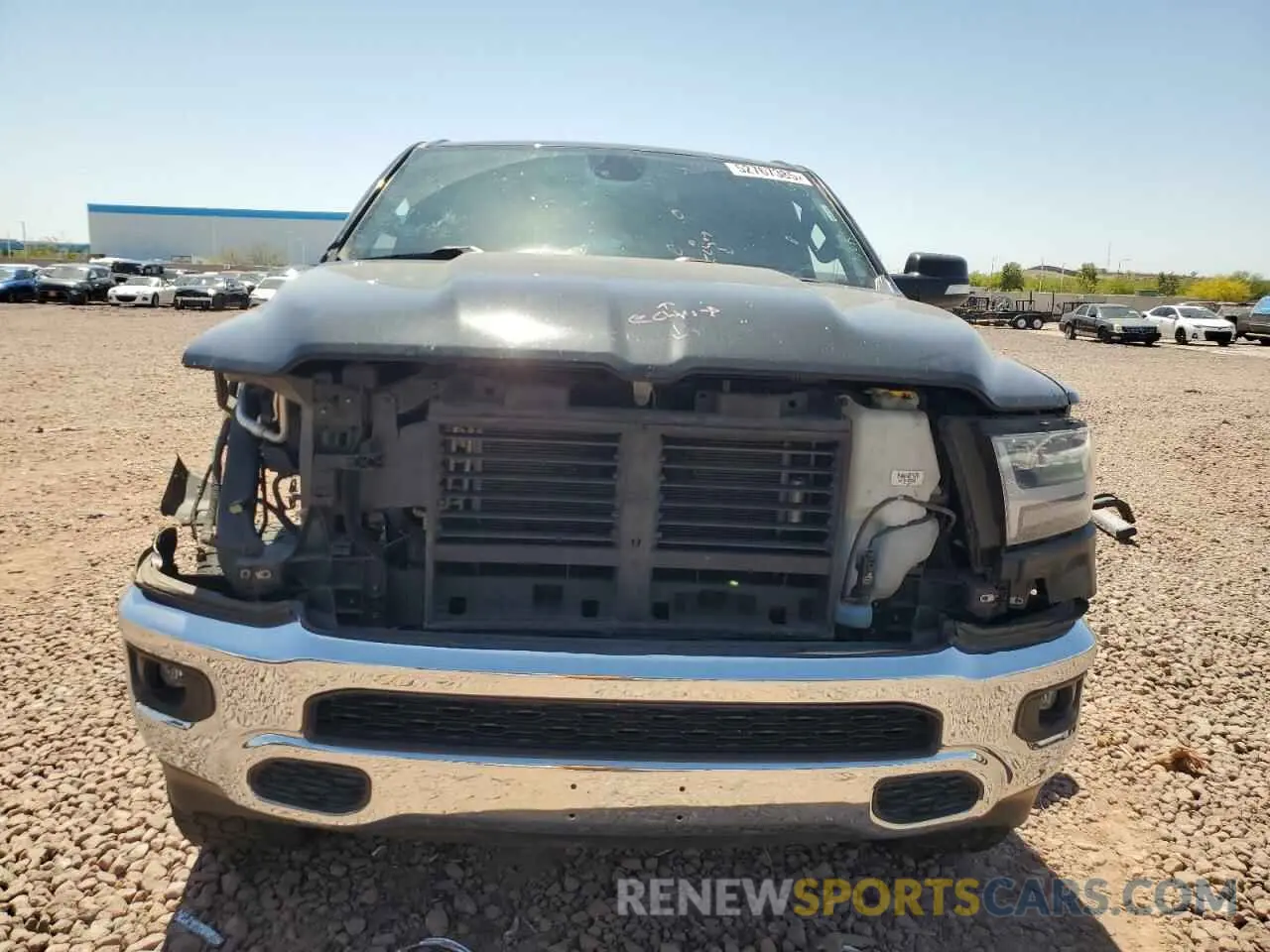 5 Photograph of a damaged car 1C6RREFM7MN712008 RAM 1500 2021