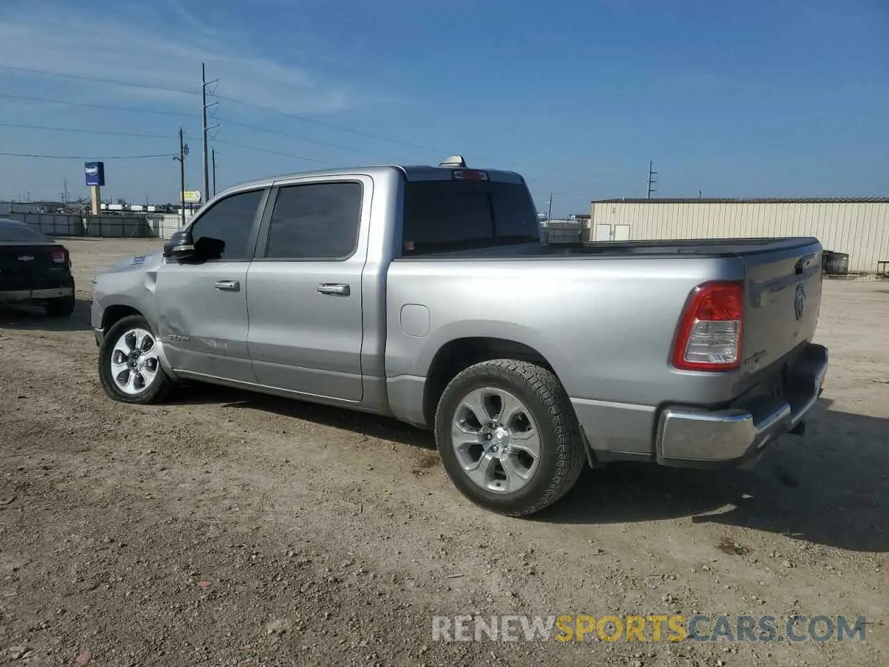 2 Photograph of a damaged car 1C6RREFT1MN647132 RAM 1500 2021
