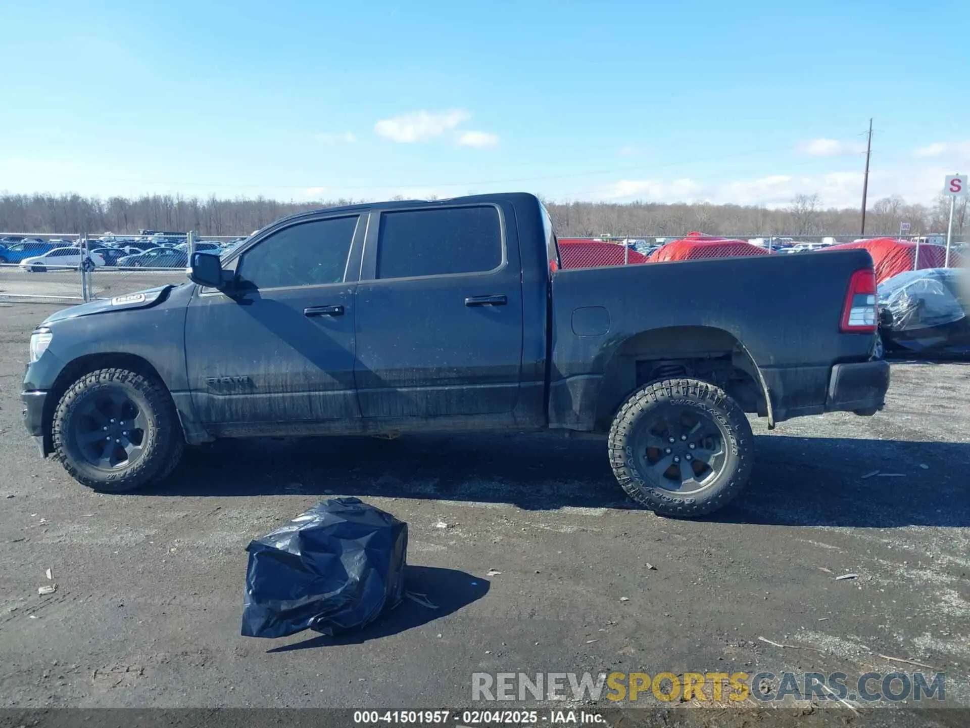 14 Photograph of a damaged car 1C6RREFT1MN690725 RAM 1500 2021