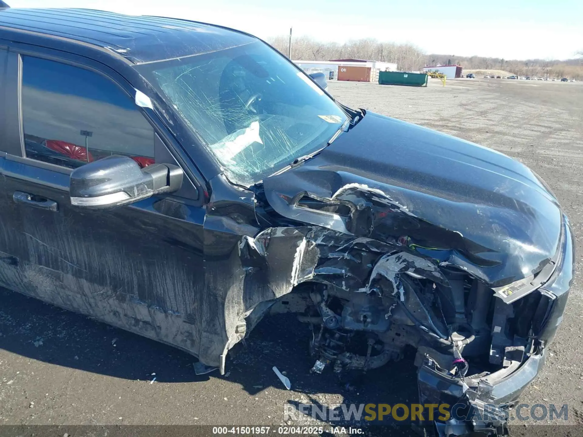 17 Photograph of a damaged car 1C6RREFT1MN690725 RAM 1500 2021