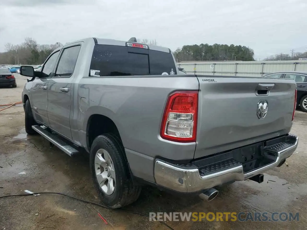 2 Photograph of a damaged car 1C6RREFT1MN801967 RAM 1500 2021