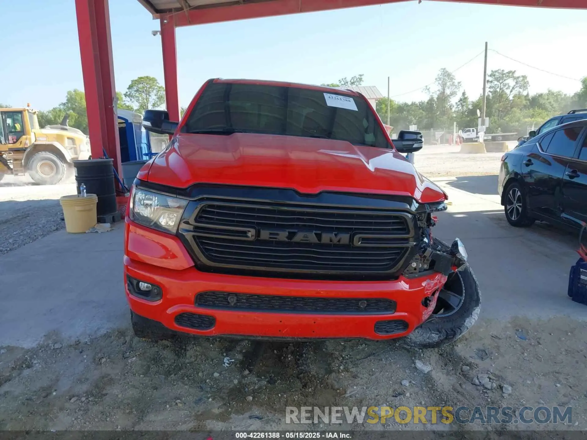 12 Photograph of a damaged car 1C6RREFT2MN574093 RAM 1500 2021