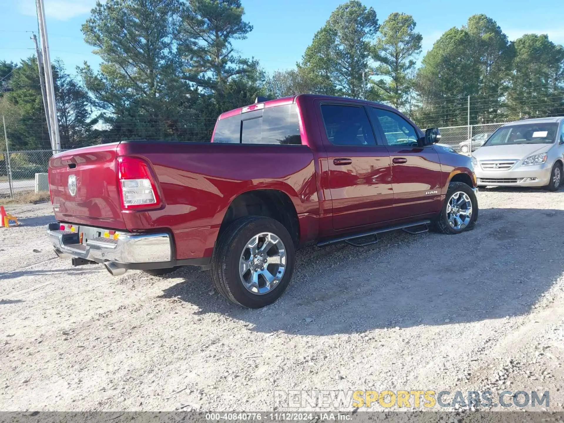 4 Photograph of a damaged car 1C6RREFT2MN609098 RAM 1500 2021