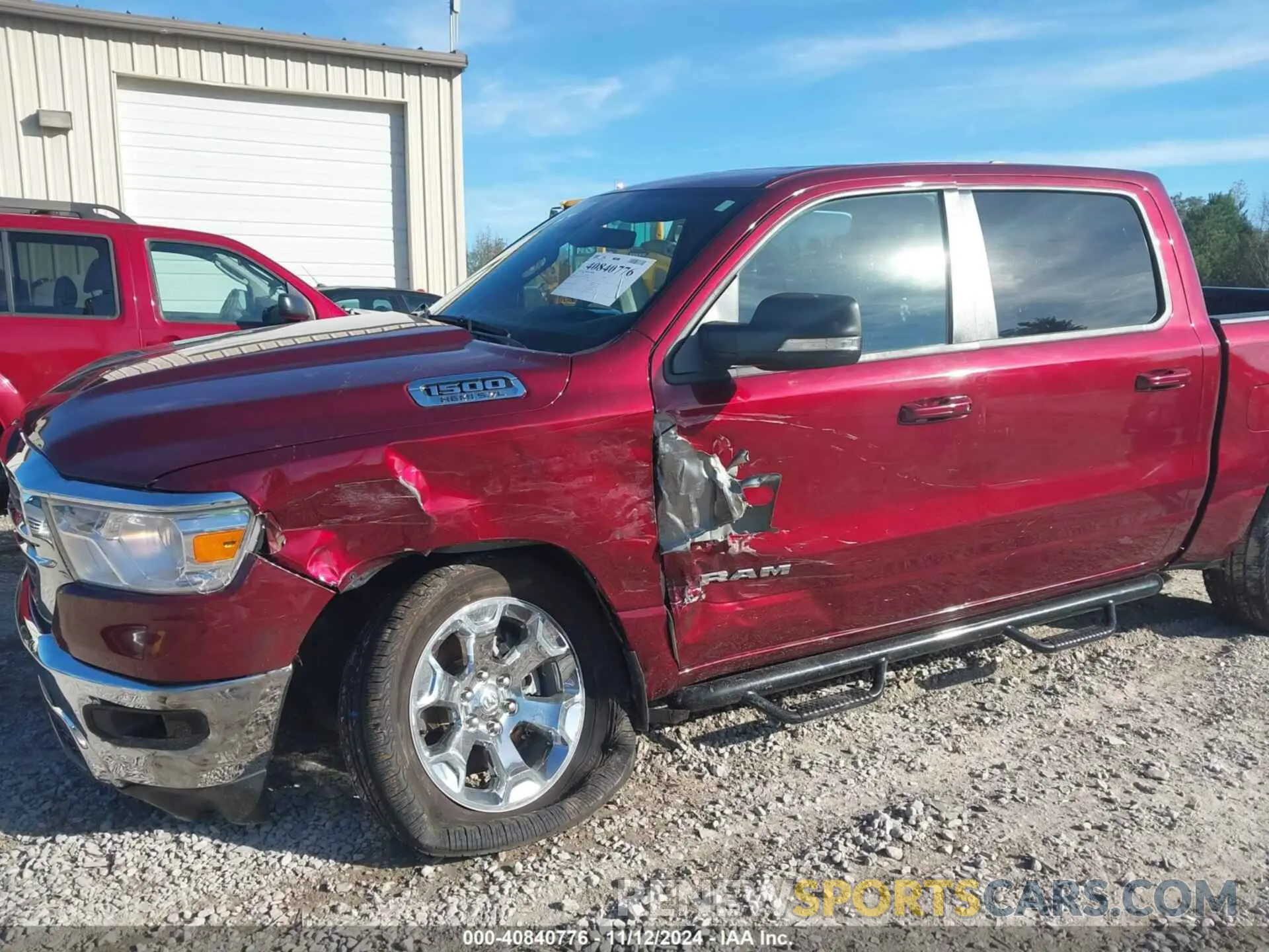 6 Photograph of a damaged car 1C6RREFT2MN609098 RAM 1500 2021