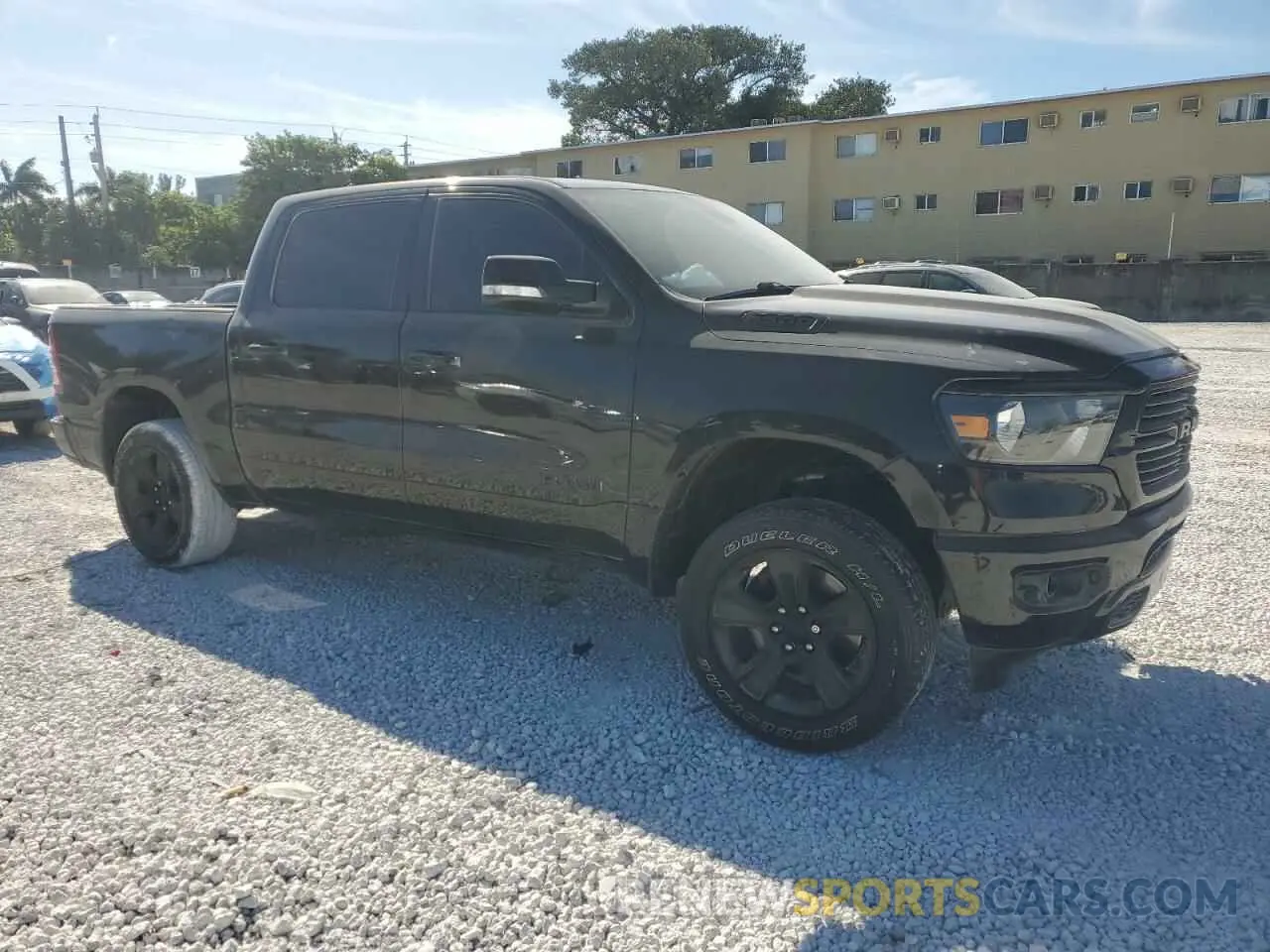 4 Photograph of a damaged car 1C6RREFT2MN660620 RAM 1500 2021
