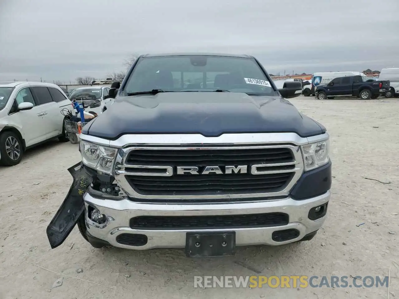 5 Photograph of a damaged car 1C6RREFT3MN631465 RAM 1500 2021