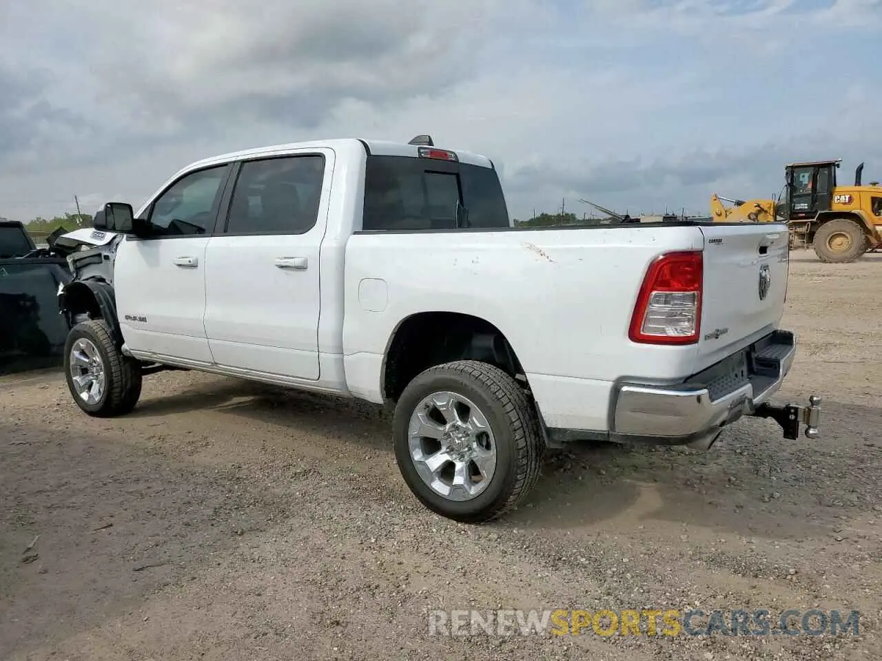 2 Photograph of a damaged car 1C6RREFT3MN743604 RAM 1500 2021