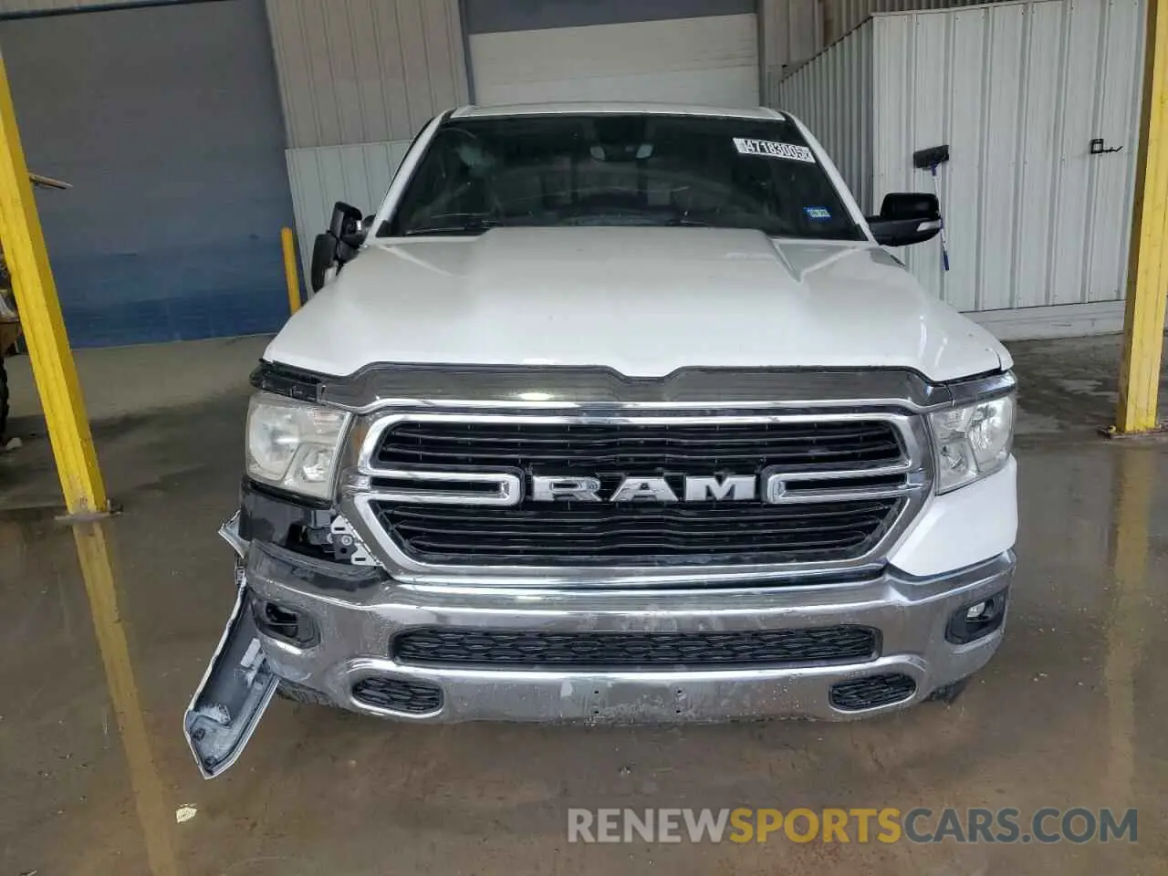 5 Photograph of a damaged car 1C6RREFT3MN768244 RAM 1500 2021