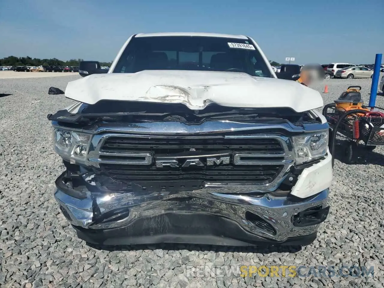 5 Photograph of a damaged car 1C6RREFT7MN753262 RAM 1500 2021
