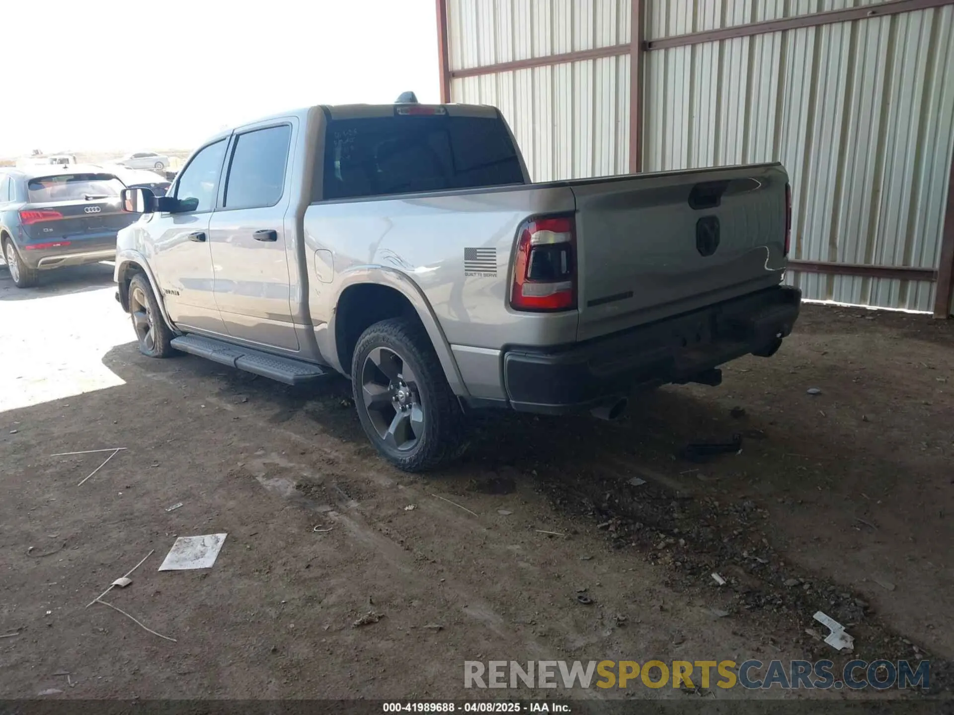 3 Photograph of a damaged car 1C6RREFT9MN544556 RAM 1500 2021