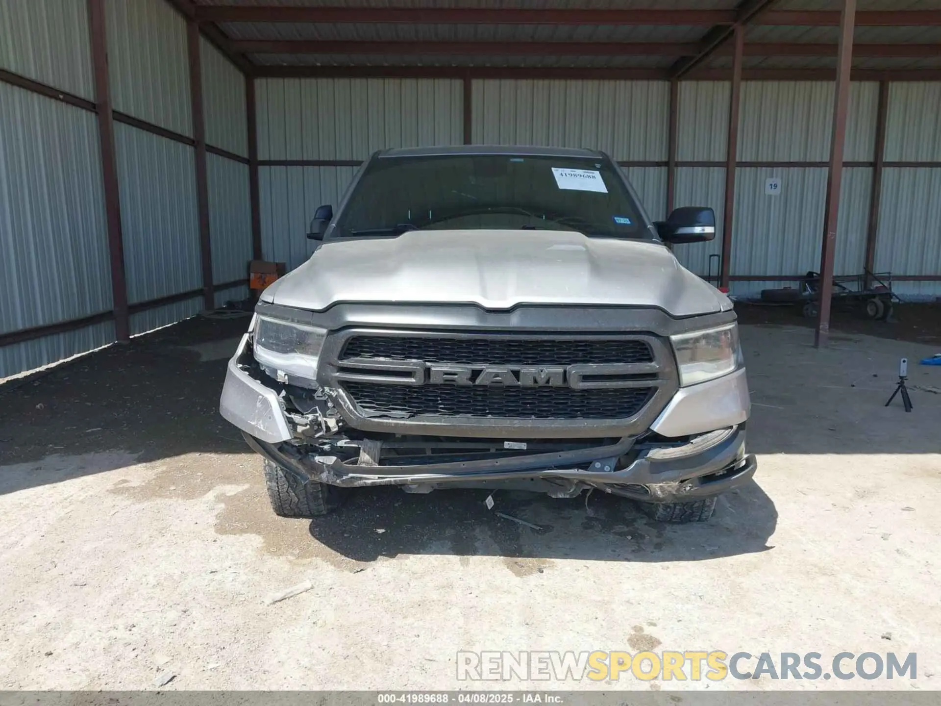 6 Photograph of a damaged car 1C6RREFT9MN544556 RAM 1500 2021