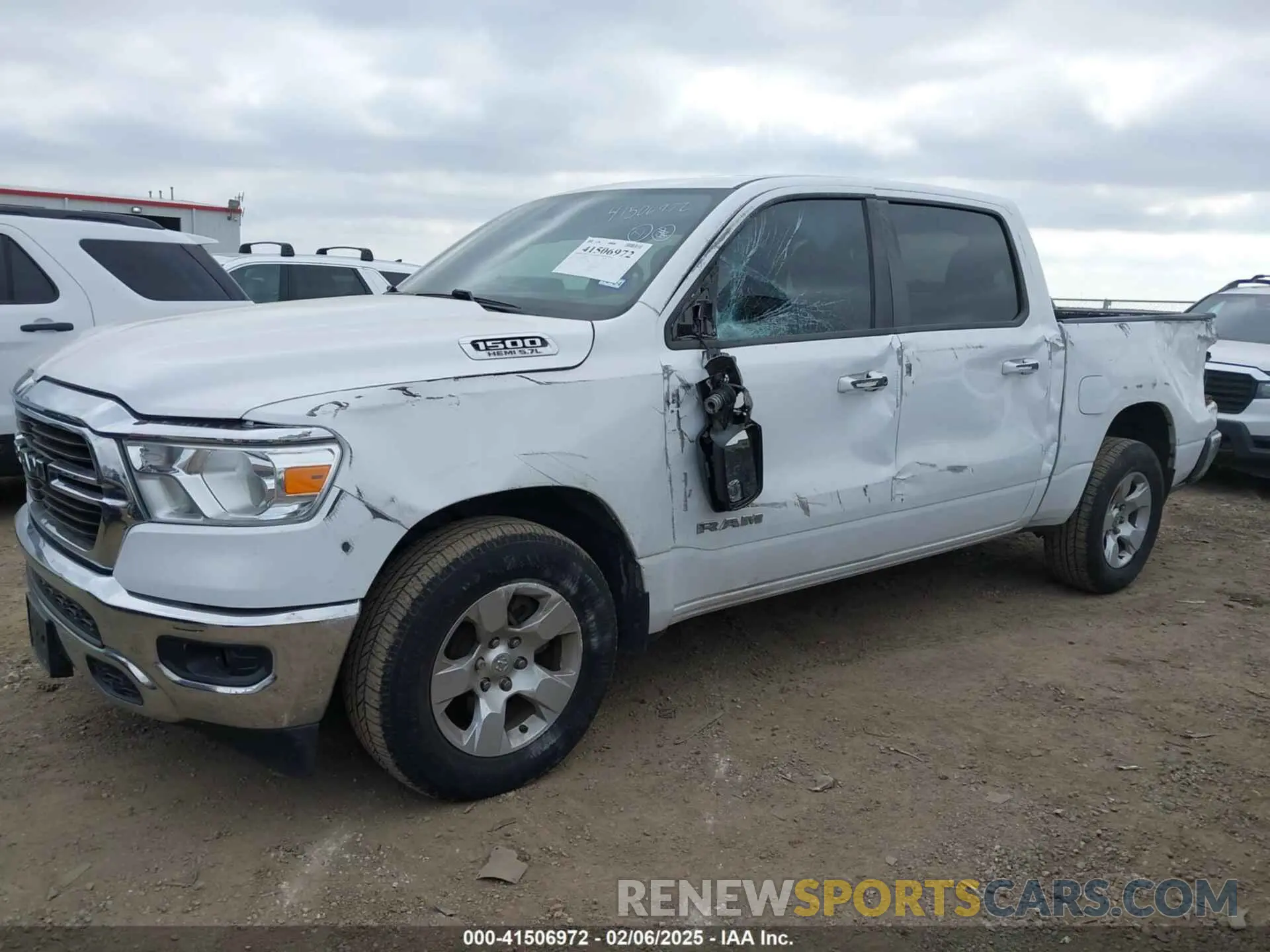 6 Photograph of a damaged car 1C6RREFTXMN501974 RAM 1500 2021