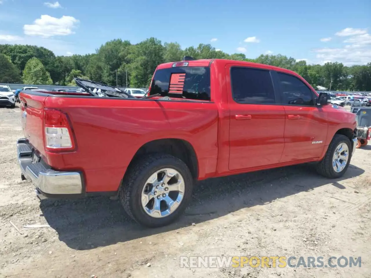 3 Photograph of a damaged car 1C6RREFTXMN630958 RAM 1500 2021