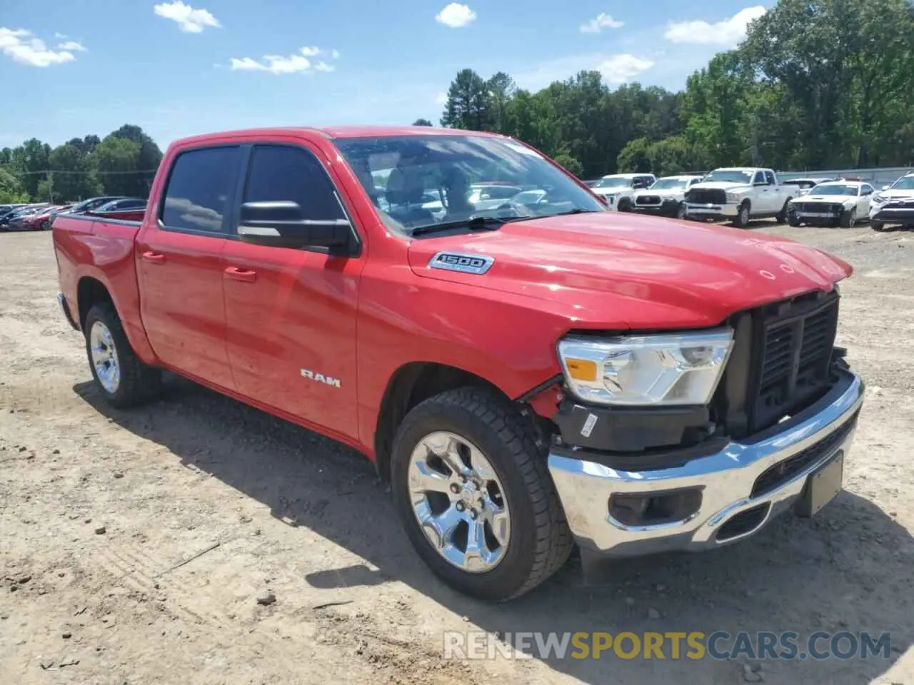 4 Photograph of a damaged car 1C6RREFTXMN630958 RAM 1500 2021