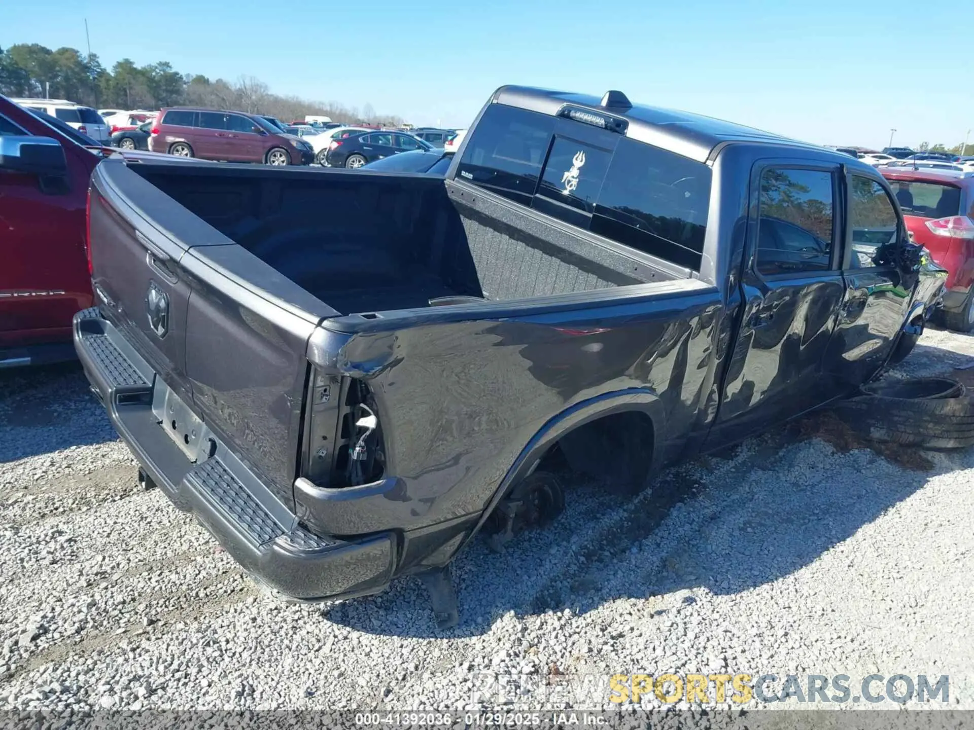 4 Photograph of a damaged car 1C6RREHT5MN746727 RAM 1500 2021