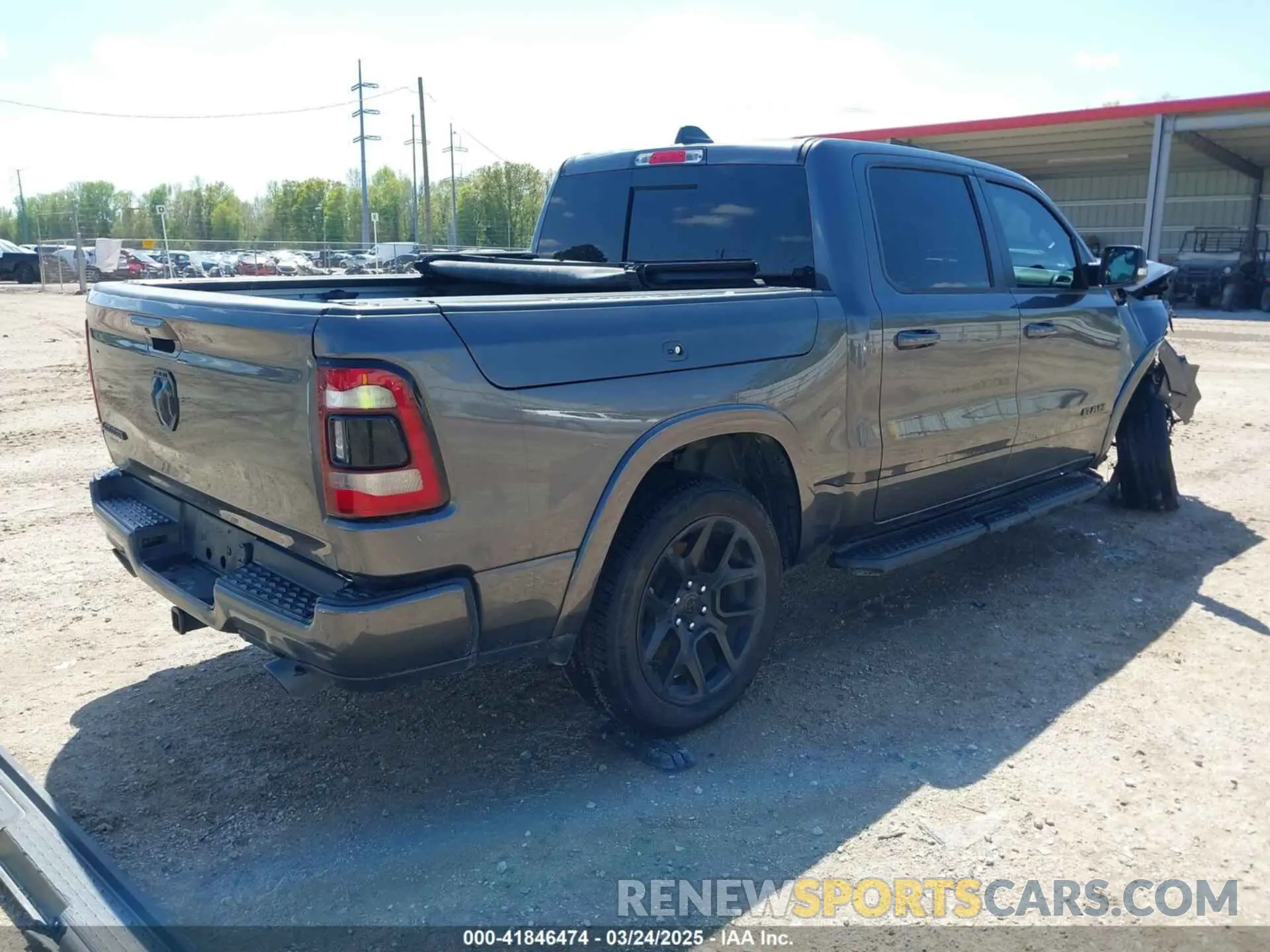 4 Photograph of a damaged car 1C6RREJT0MN502073 RAM 1500 2021
