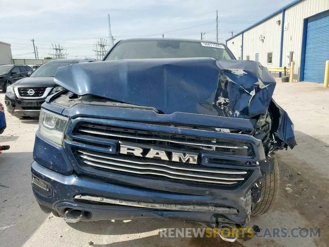 5 Photograph of a damaged car 1C6RREJT1MN625056 RAM 1500 2021