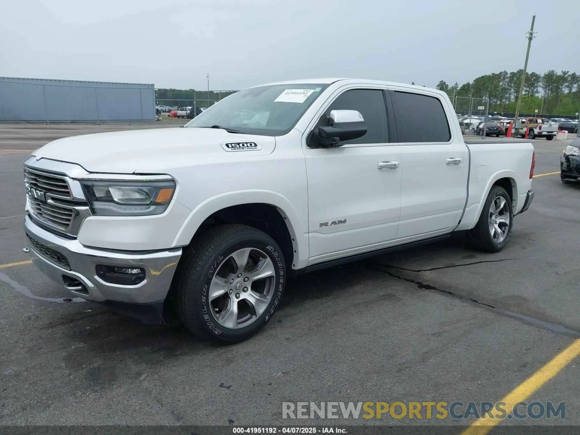 2 Photograph of a damaged car 1C6RREJT1MN709653 RAM 1500 2021
