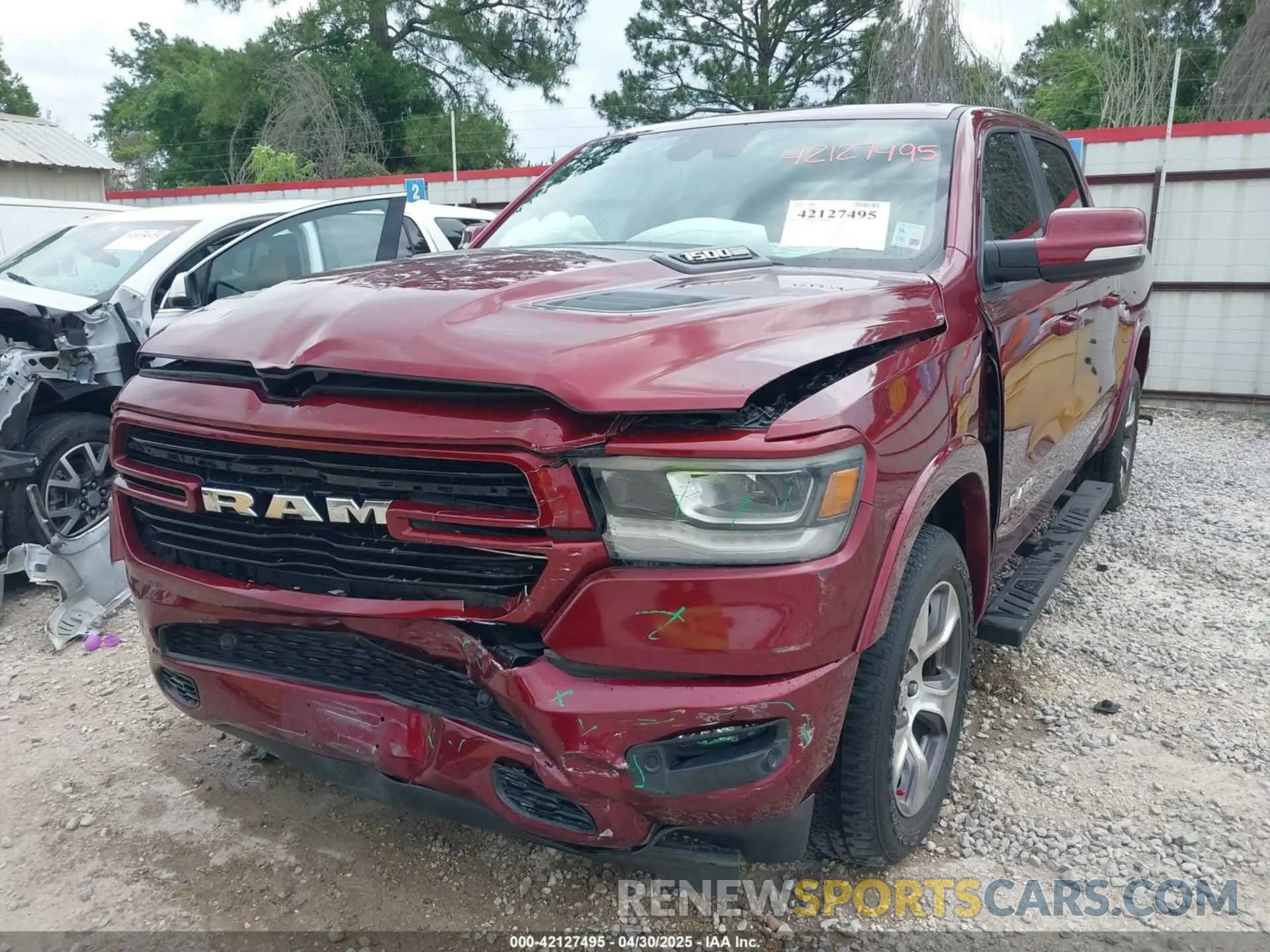 6 Photograph of a damaged car 1C6RREJT1MN767990 RAM 1500 2021