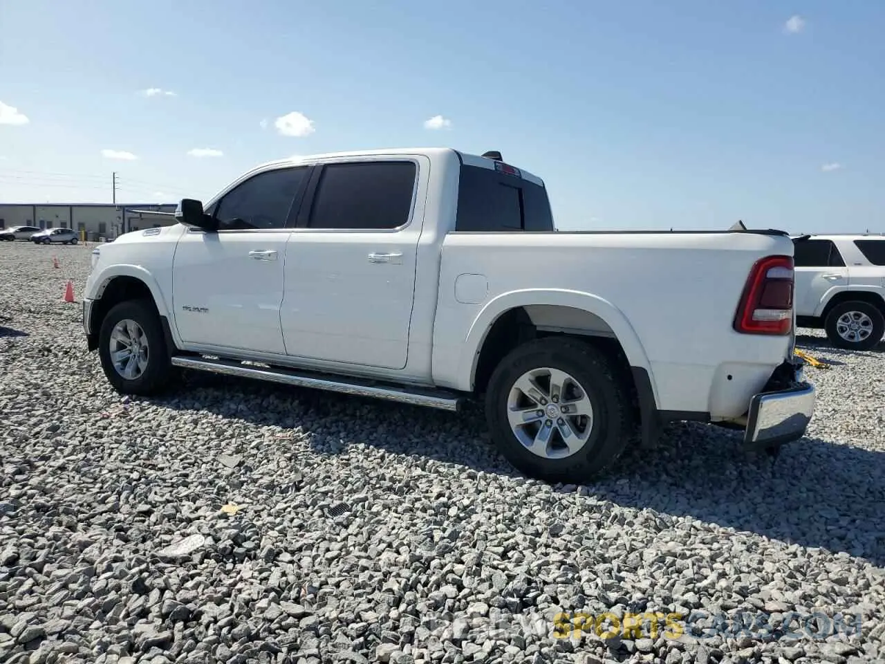 2 Photograph of a damaged car 1C6RREJT4MN820424 RAM 1500 2021
