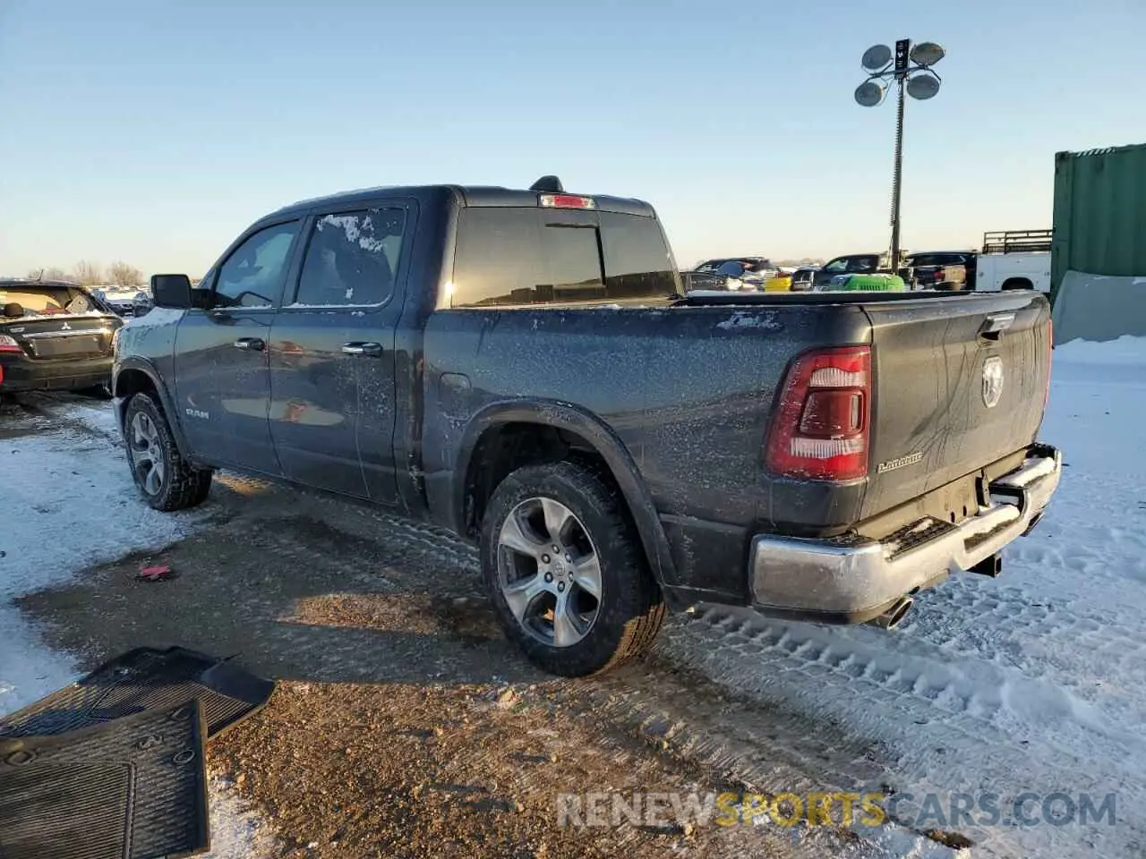 2 Photograph of a damaged car 1C6RREJT8MN750457 RAM 1500 2021