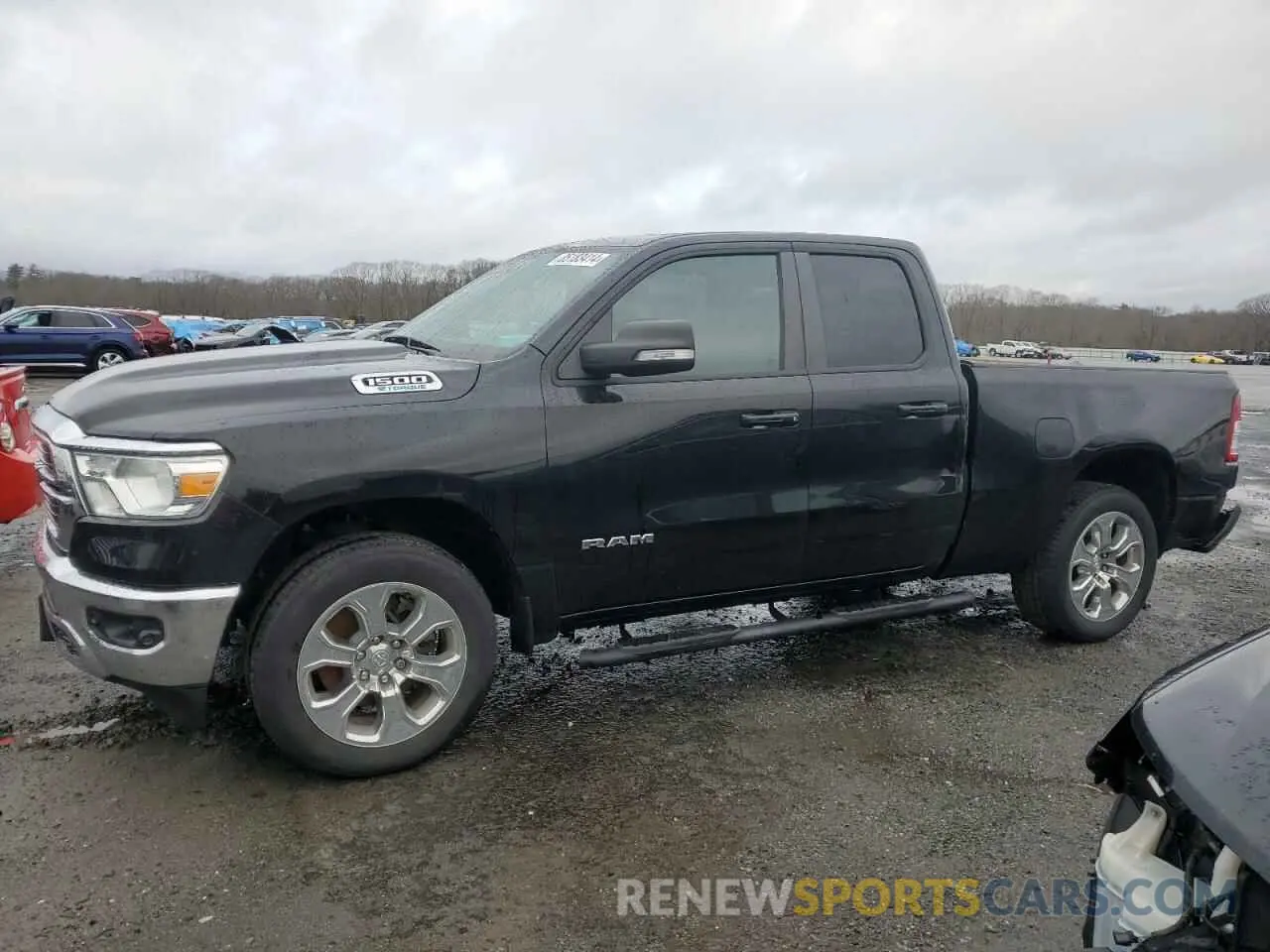 1 Photograph of a damaged car 1C6RRFBG1MN765440 RAM 1500 2021