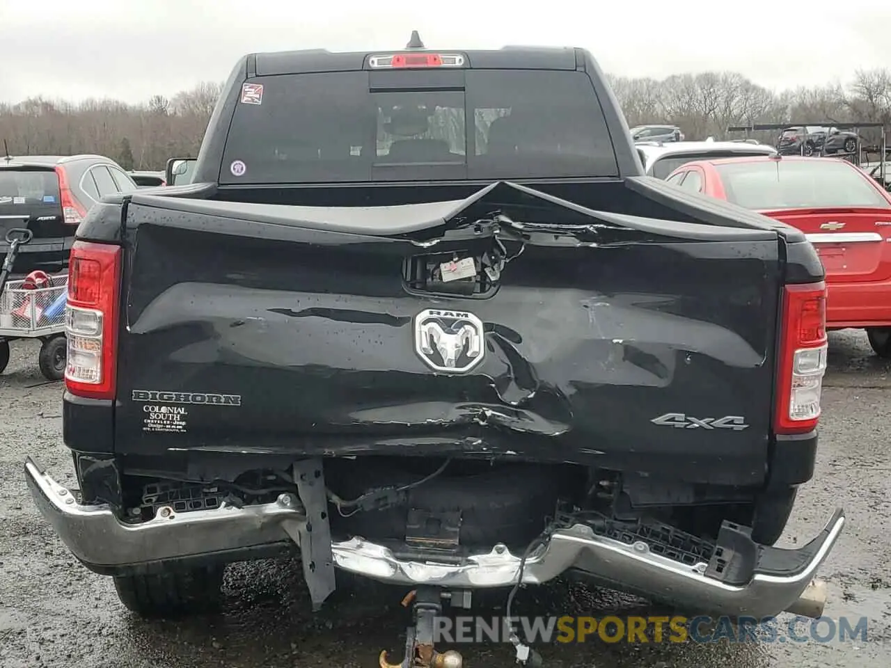 6 Photograph of a damaged car 1C6RRFBG1MN765440 RAM 1500 2021