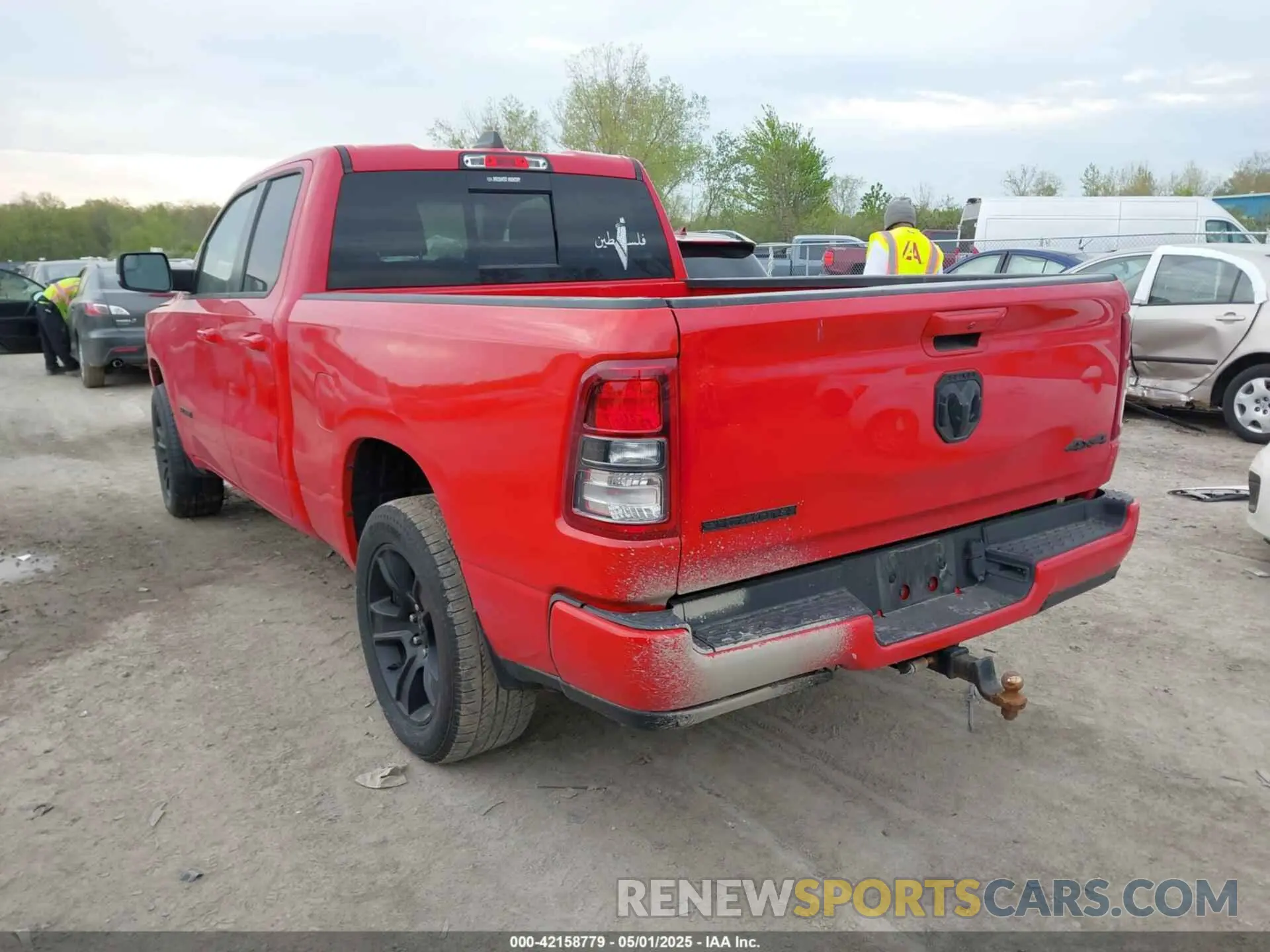 3 Photograph of a damaged car 1C6RRFBG2MN603753 RAM 1500 2021