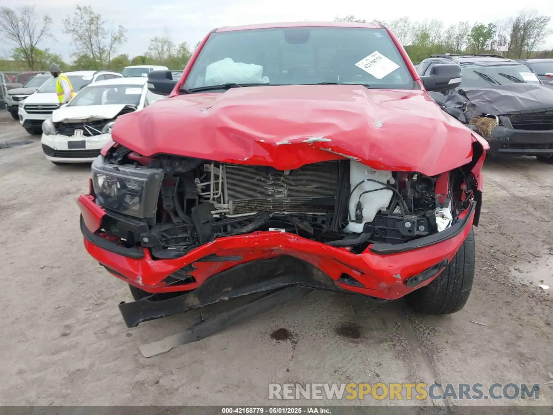 6 Photograph of a damaged car 1C6RRFBG2MN603753 RAM 1500 2021