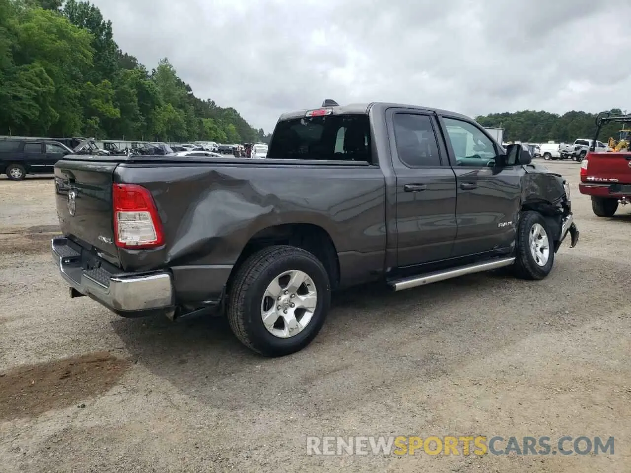 3 Photograph of a damaged car 1C6RRFBG3MN663413 RAM 1500 2021