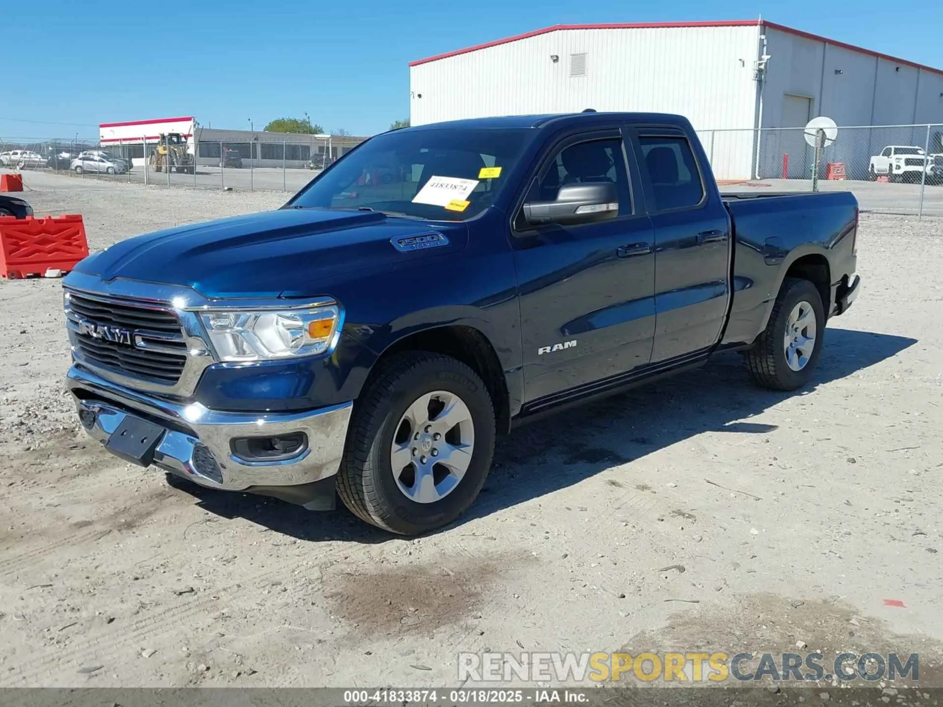 2 Photograph of a damaged car 1C6RRFBG3MN699537 RAM 1500 2021