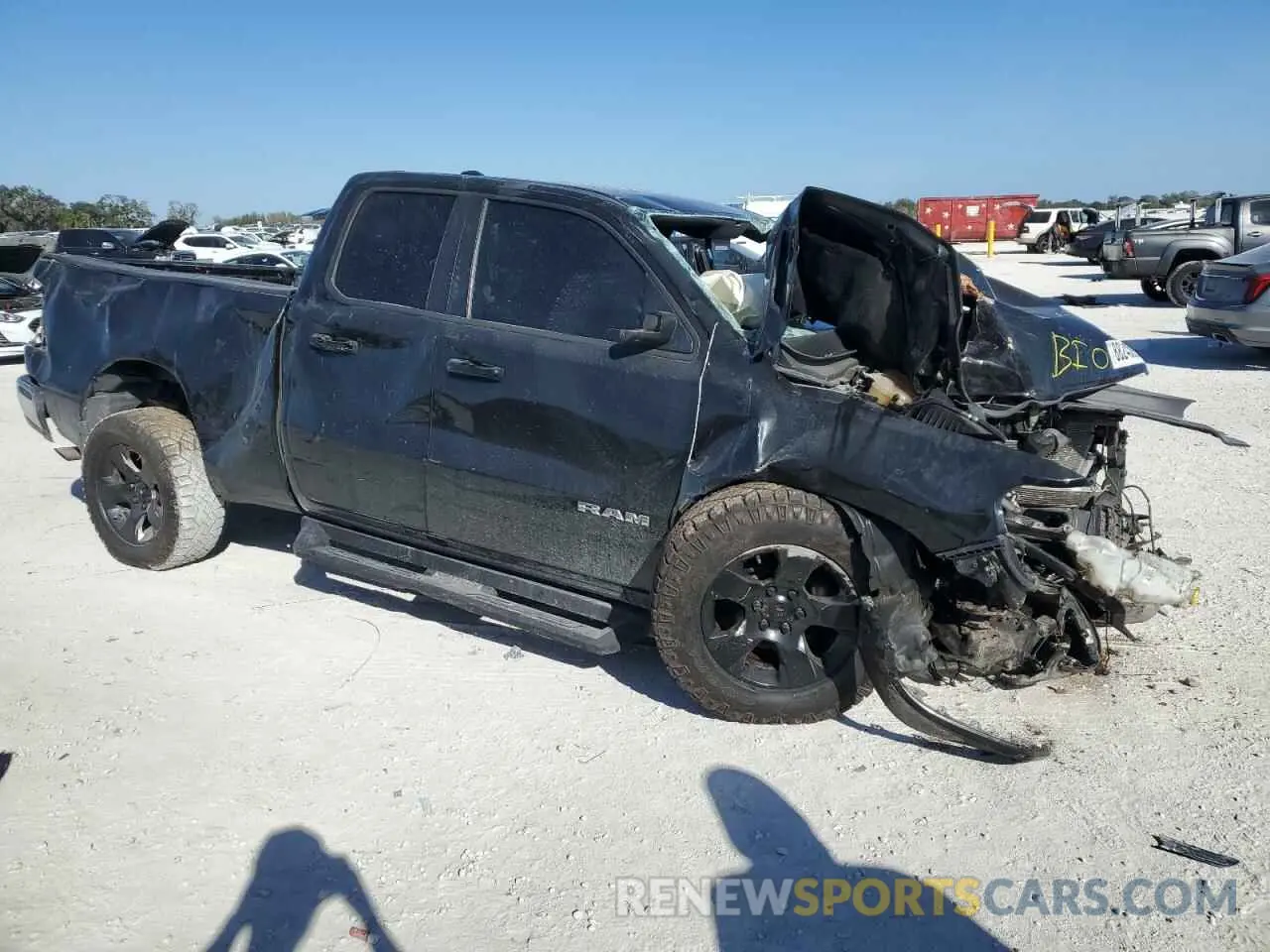 4 Photograph of a damaged car 1C6RRFBG7MN600332 RAM 1500 2021