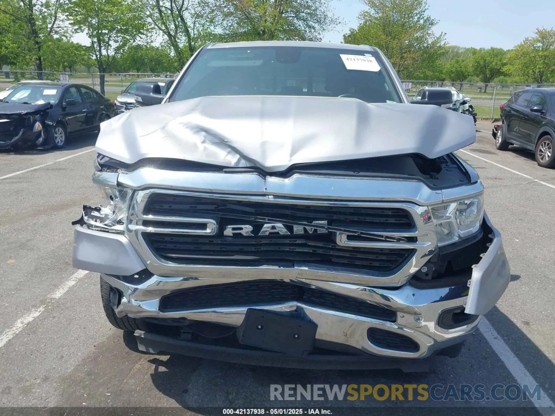 6 Photograph of a damaged car 1C6RRFBG9MN734212 RAM 1500 2021