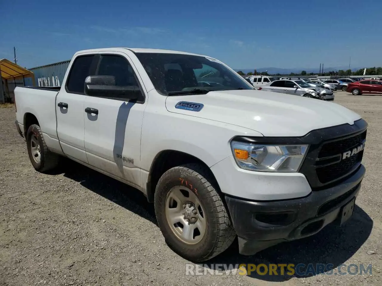 4 Photograph of a damaged car 1C6RRFCG5MN697352 RAM 1500 2021