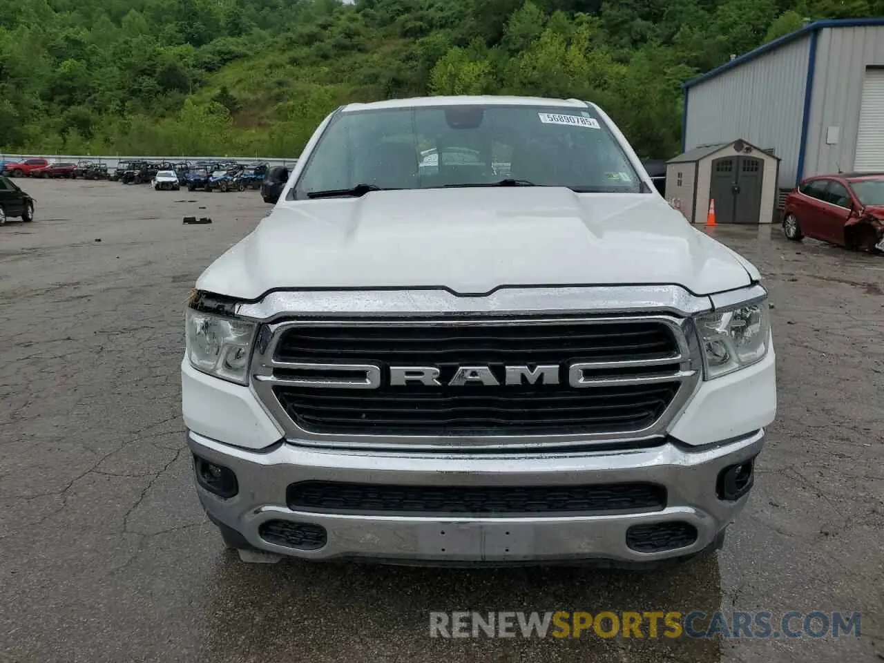 5 Photograph of a damaged car 1C6RRFFG2MN627979 RAM 1500 2021