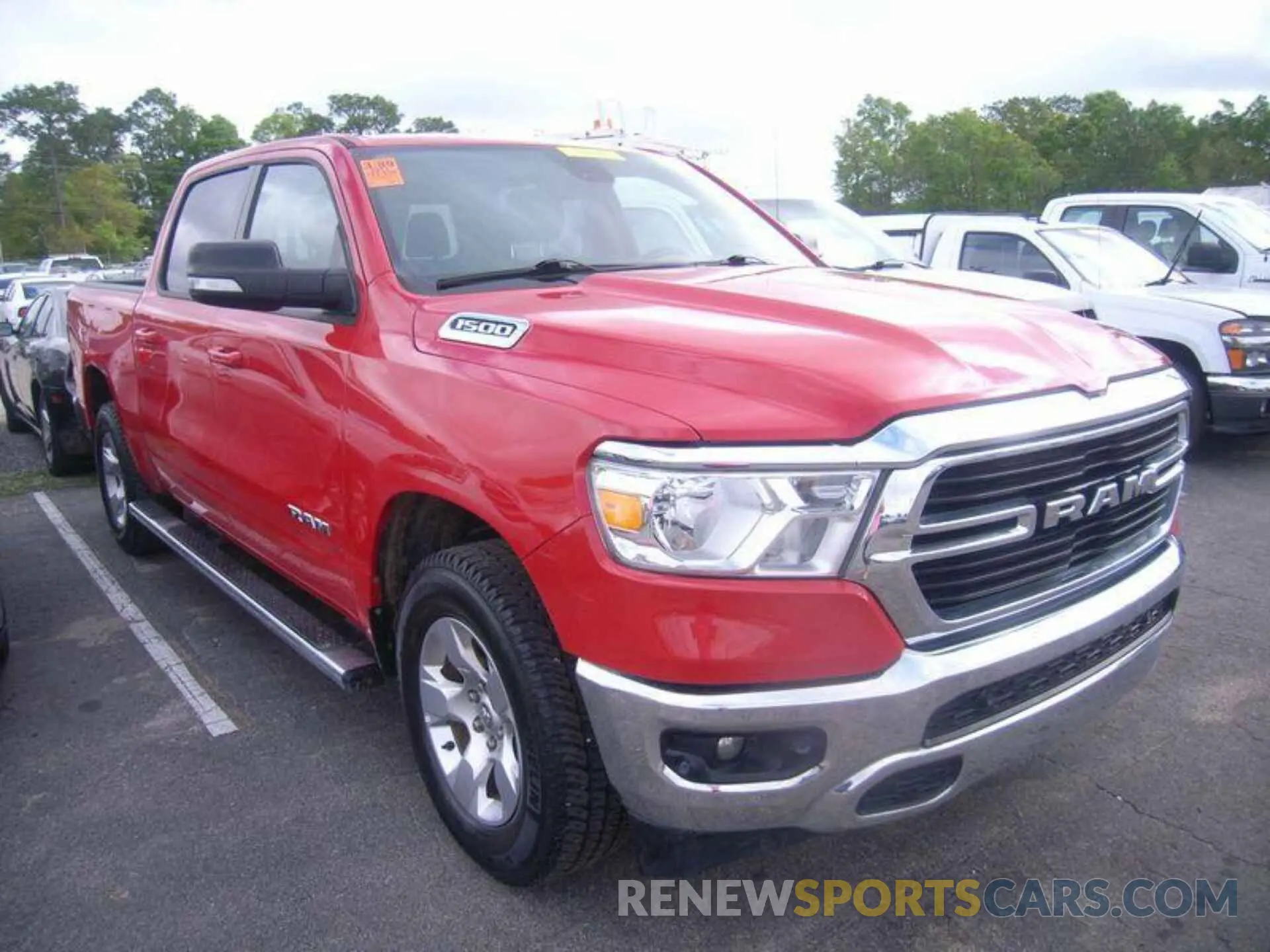 19 Photograph of a damaged car 1C6RRFFG3MN545825 RAM 1500 2021
